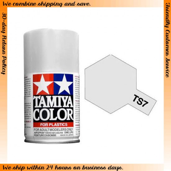 Lacquer Spray Paint TS-7 Racing White (100ml)