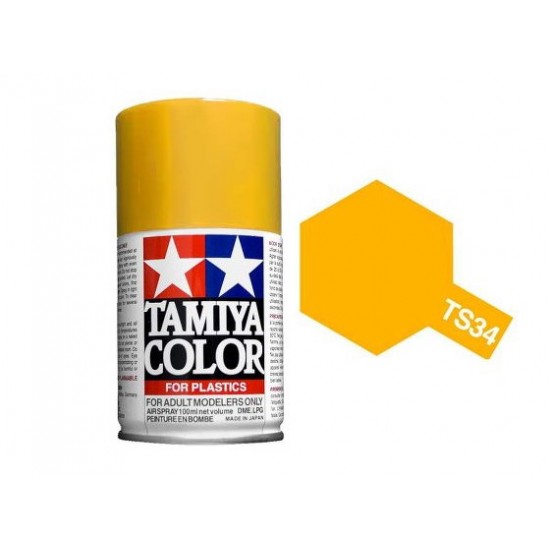 Lacquer Spray Paint TS-34 Camel Yellow (100ml)