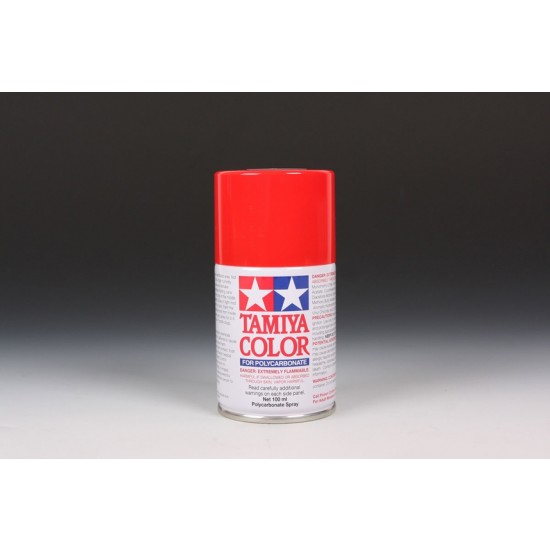 Lacquer Spray Paint PS-34 Bright Red for R/C Car Modelling (100ml)