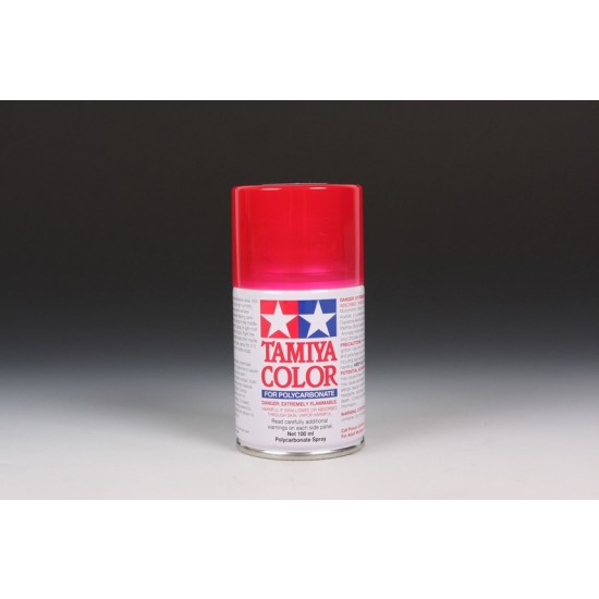 Lacquer Spray Paint PS-37 Translucent Red for R/C Car Modelling (100ml)