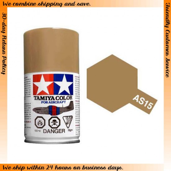 Lacquer Spray Paint AS-15 Tan (USAF) for Aircraft kits (100ml)