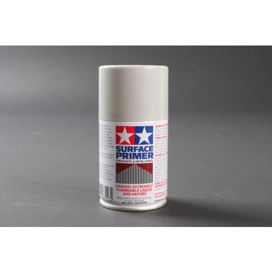 Surface Primer Spray for Plastic & Metal - Light Gray (100ml)
