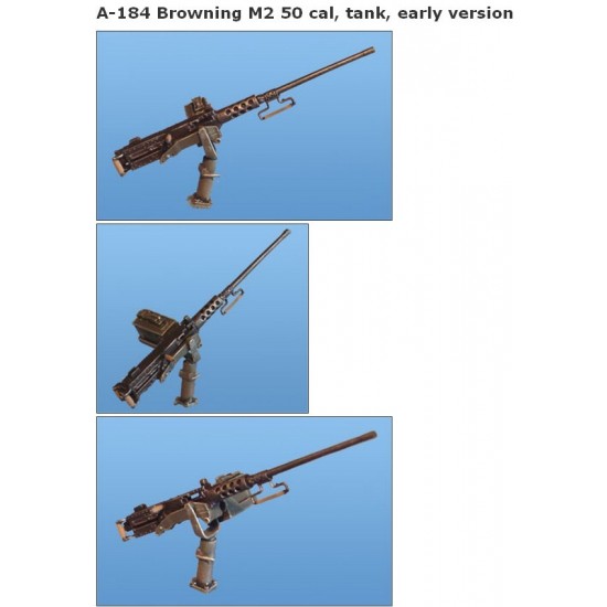 1/35 Browning M2 50 Cal, tank, early version. A-184
