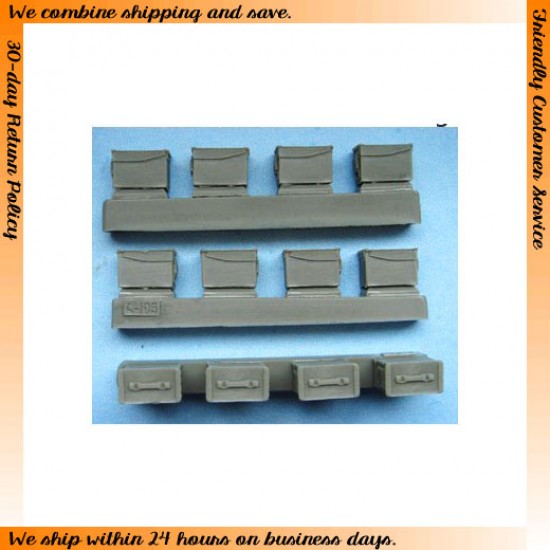 1/35 Ammo Boxes For Browning M2 50 Cal, Modern type