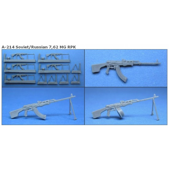 1/35 Soviet/Russian 7,62 MG RPK. A-214