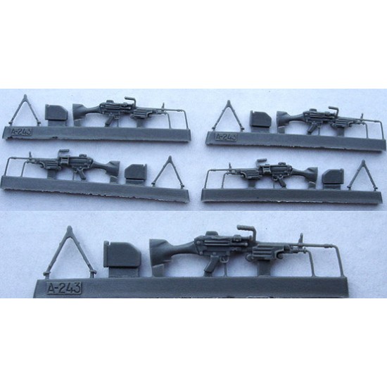 1/35 M249 5.56 US M.G. With Plastic Stock