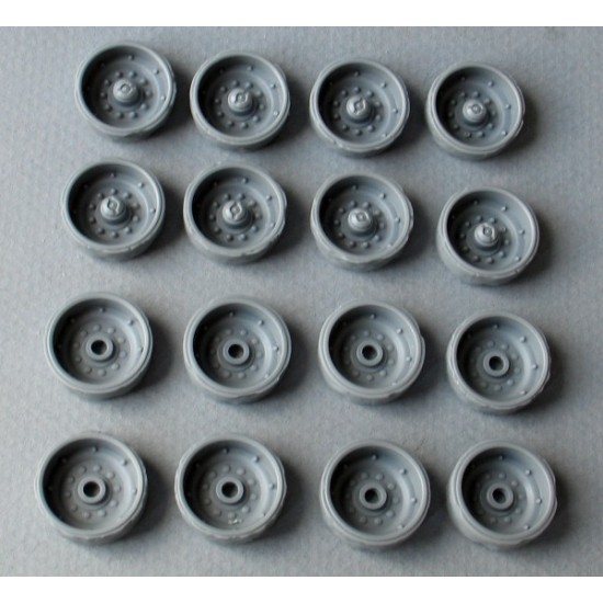 1/35 US Army M1A1/A2 Abrams Road Wheels (Damaged Bandage)