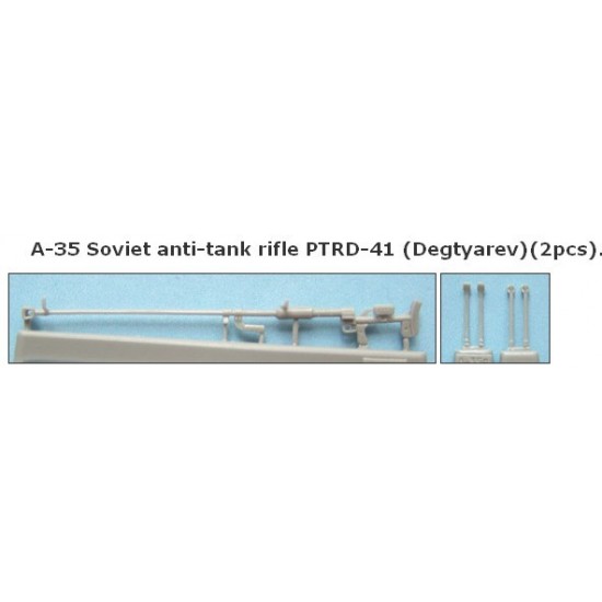 1/35 Soviet anti-tank rifle PTRD-41 (Degtyarev). A-35