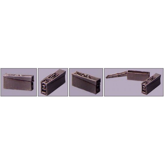 1/35 German Ammunition/Ammo Box 250 (4 Opened, 4 Closed)