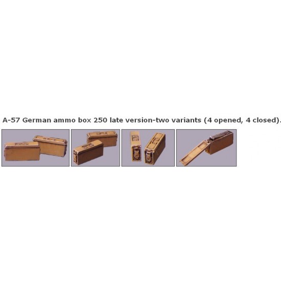 1/35 German ammo box 250 late version (two variants). A-57