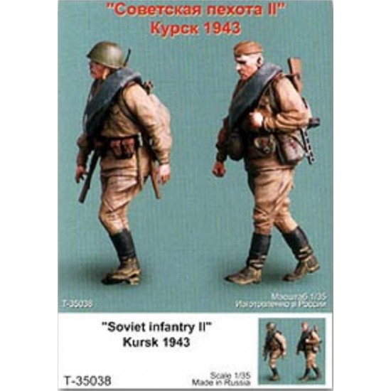 1/35 Soviet Infantry #2, Kursk 1943 (2 Figures)