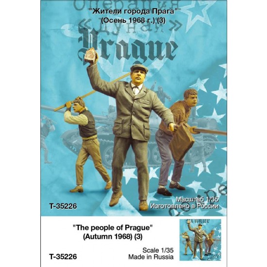 1/35 "The People of Prague" Autumn 1968 (3 figures)