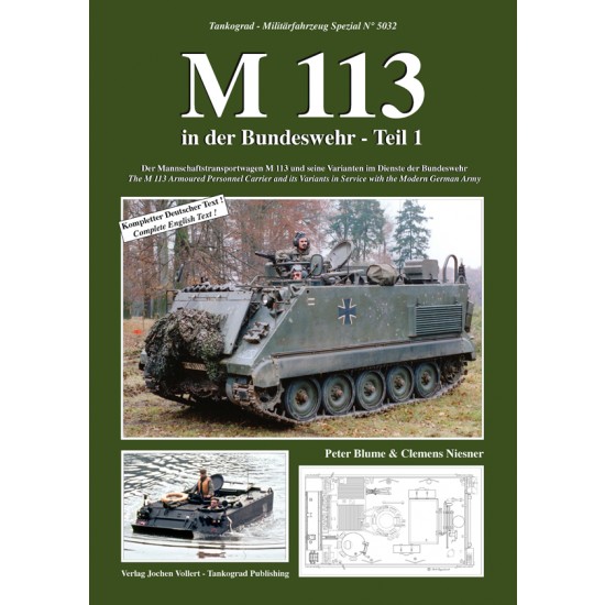 German Military Vehicles Special Vol.32 Modern M113 Part 1 (English, 64 pages)