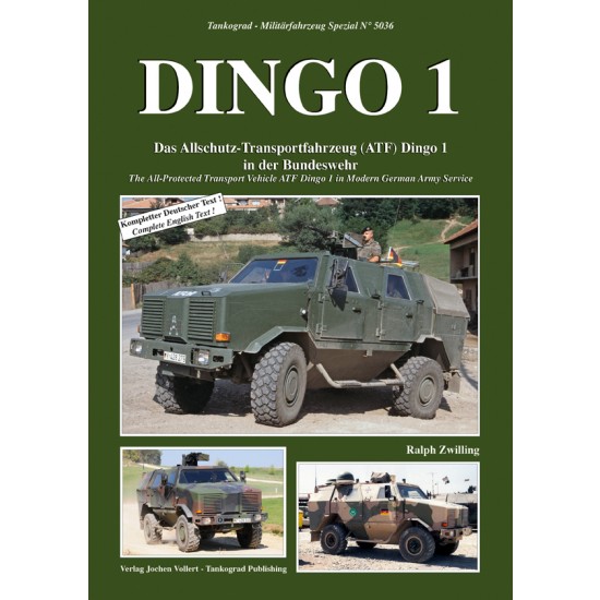 German Military Vehicles Special Vol.36 ATF DINGo 1 Protected (English, 64 pages)