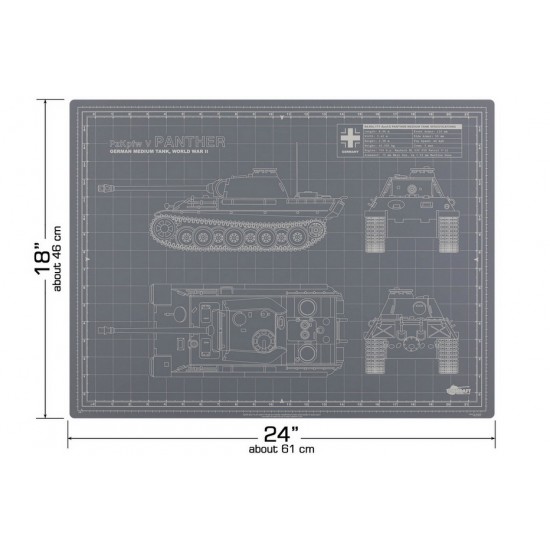 Panther Pro Modeler Mat (18x24inches/46x61cm)