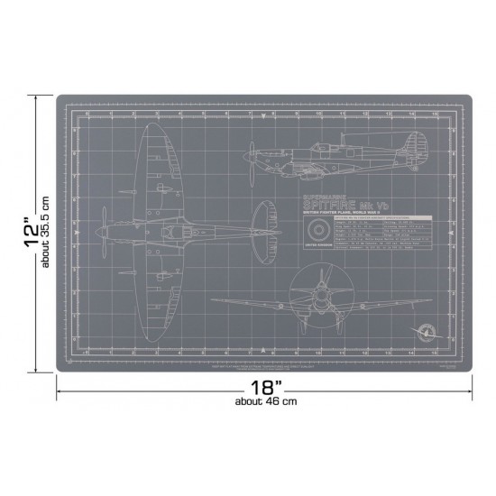 Spitfire Pro Modeler Mat (12x18 inches/30.5x46cm)