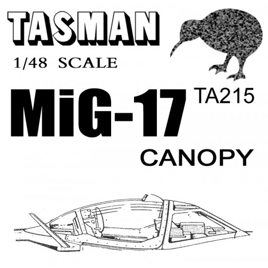 1/48 Mikoyan-Gurevich MiG-17 Canopy