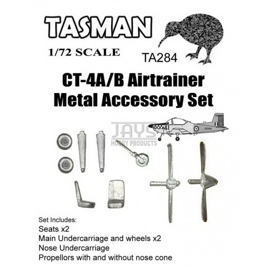 1/72 CT-4A/B Airtrainer Metal Accessory Set (white metal)