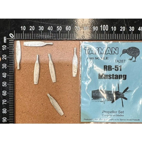 1/48 P-51/RB51 Mustang Propellers (white metal)