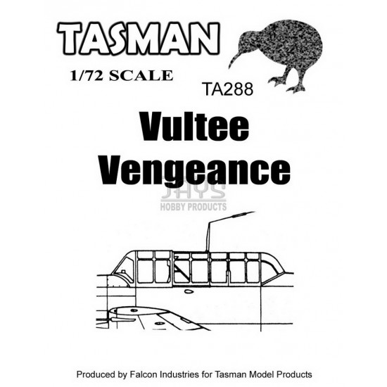 1/72 Vultee Vengence Vac-form Canopy