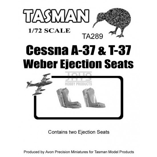 1/72 Cessna A-37 / T-37 Ejection Seats (white metal)