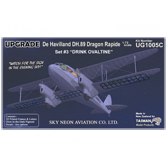 1/72 Dragon Rapide Sky Neon Set #3 Drink Ovaltine