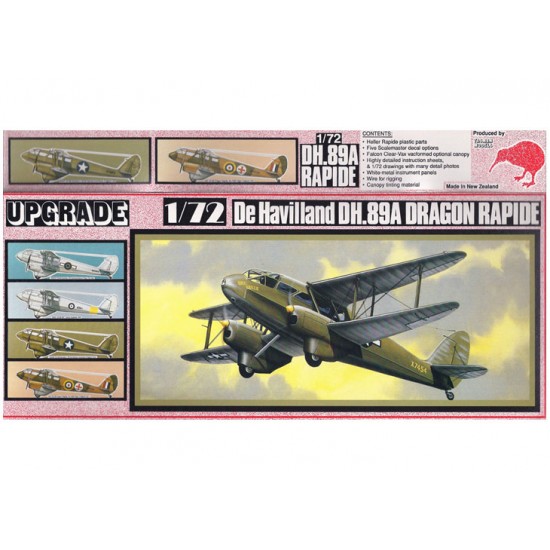 1/72 DH 89A Dragon Rapide Vol.1 - RNZAF (Heller kit & accessory parts)