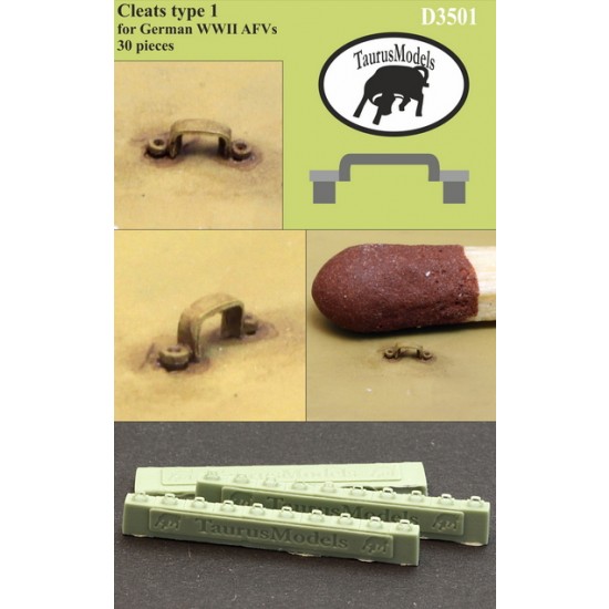 1/35 Cleats Type 1 for WWII German AFVs (30pcs)