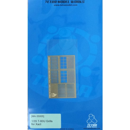 1/35 Soviet's Last Main Battle Tank T-80U Grills for Xact kit