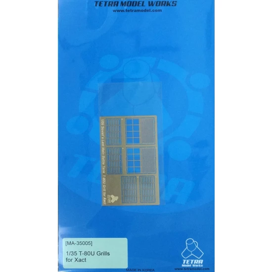 1/35 Soviet's Last Main Battle Tank T-80U Grills for Xact kit