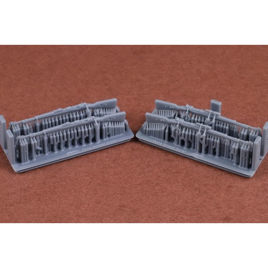 1/35 Kar98k Rifle set II without Sling: Kar98k x2, Kar98k + Zf41 Scopes x2