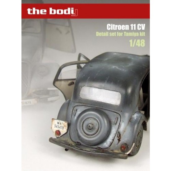 1/48 Citroen 11CV Detail Set for Tamiya kit.