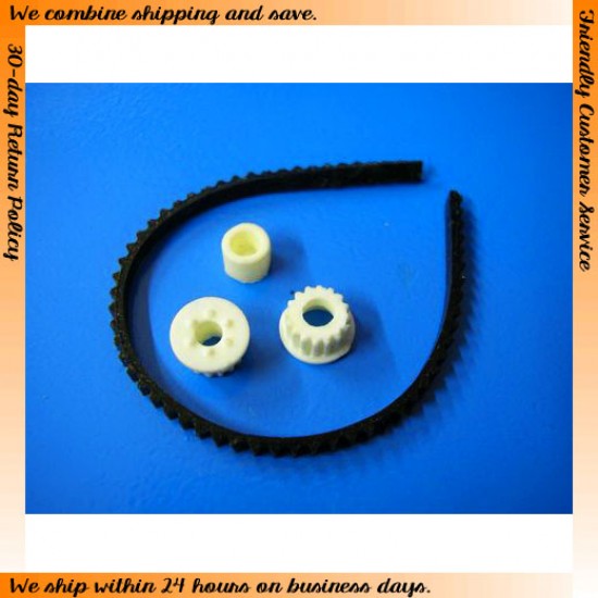 1/24, 1/25 Blower Pulley 3pcs (Cogged Rubber Belt)