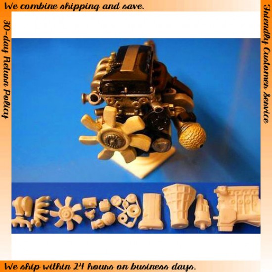 1/24 SR20DET Engine (Sloped Top, Low Mount Plenum)