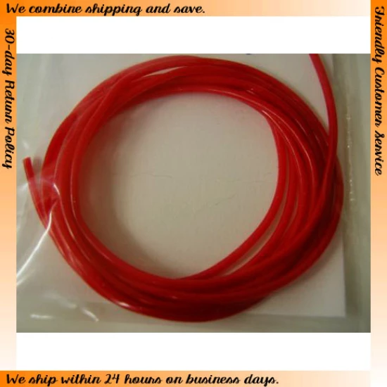 Hose - Hollow Red (Diameter: 1.3mm, Length: 1 metre)