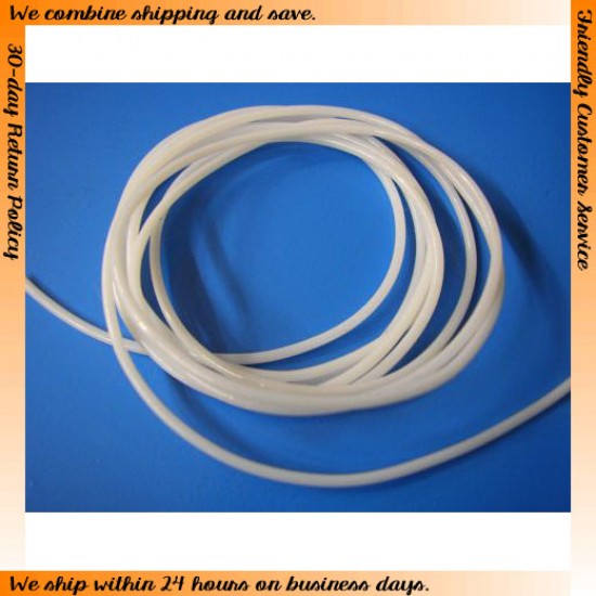 Hose - Hollow White (Diameter: 1.3mm, Length: 1 metre)