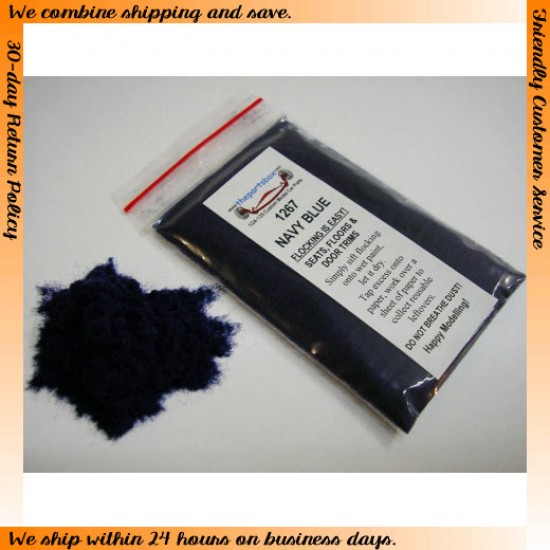 Flocking Blue Flocking - Navy Blue (3g) The Parts Box 1267
