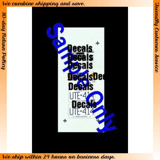 Decals for 1/25 1994 Chevrolet Impala