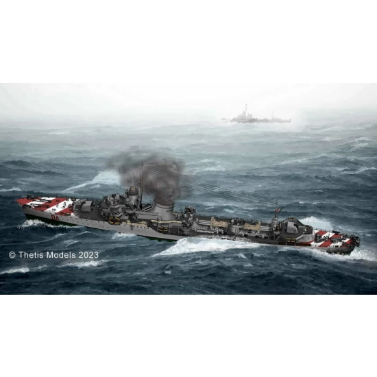 1/350 Destroyer ALFREDO ORIANI (1941 and 1942 fittings) Full Hull Version