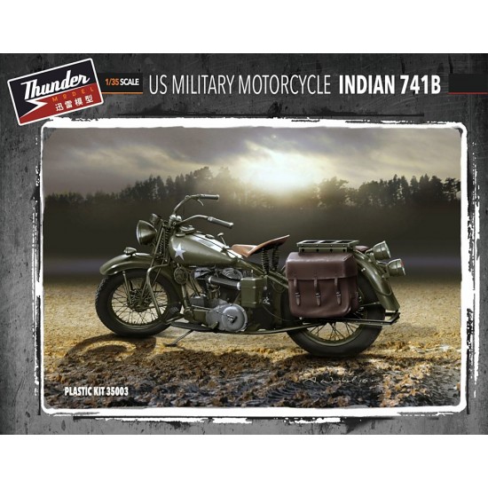 1/35 WWII US Military Motorcycle "Indian 741B"