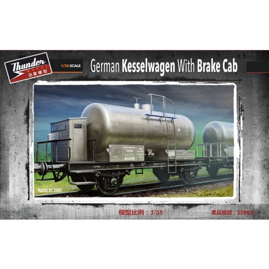 1/35 WWII German Kesselwagen with Brake Cab