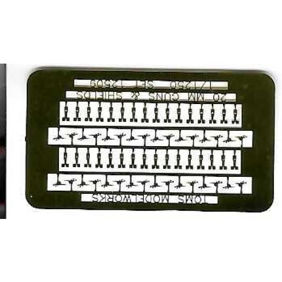 1/1250 32 x 20mm Guns with Shields