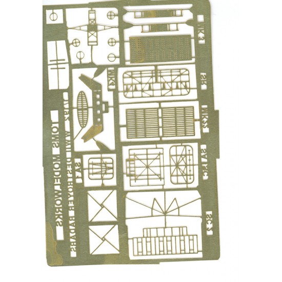 1/192 WWII US Destroyer Radar Antennas (1 Photo-Etched Sheet)