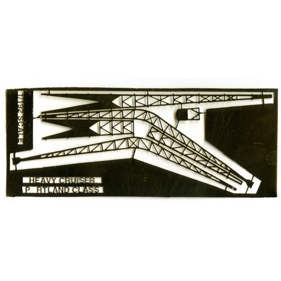 1/192 US Heavy Cruiser Portland Class Aircraft Crane Set (1 Photo-Etched Sheet)