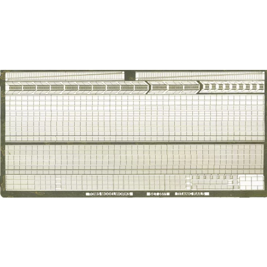 1/350 RMS Titanic Rail set (6 different types)