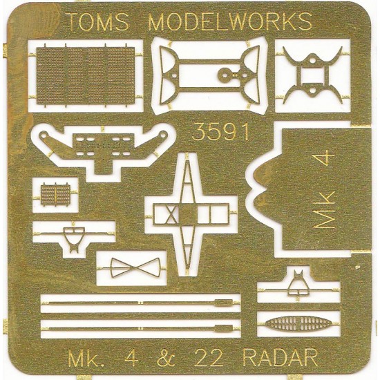 1/350 USN Mk 4 & 22 Radar Antenna