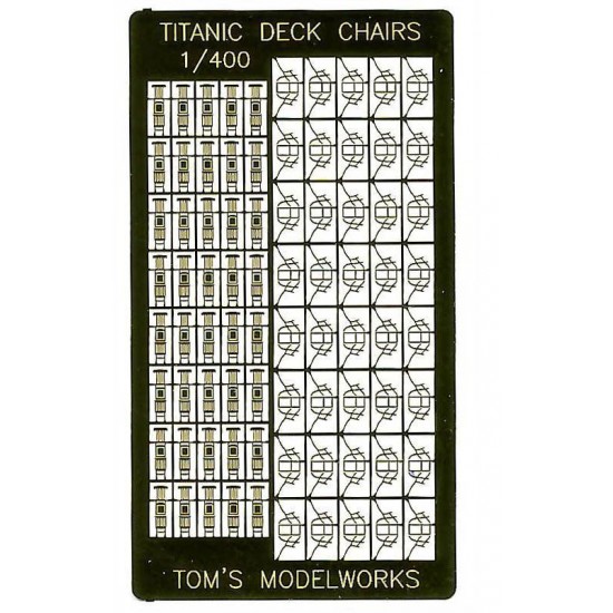 1/400 Titanic Deck Chairs