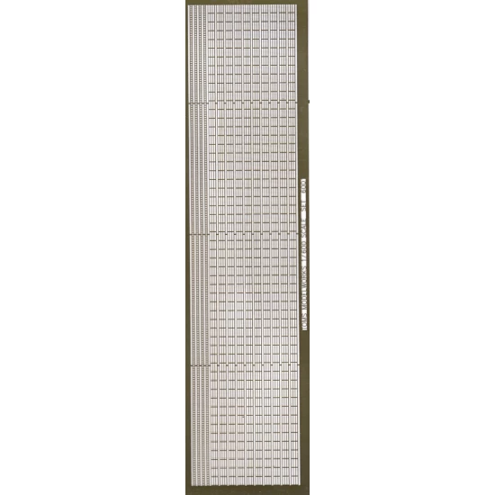 1/600 3-bar Rails with Vertical Ladders (1 Photo-Etched sheet)