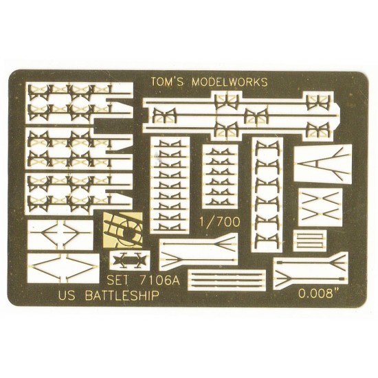 1/700 US Navy Battleship Details set 2