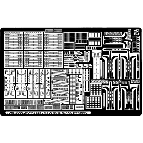 1/700 Olympic Class Titanic/Britannic Details for Hobby Boss kits